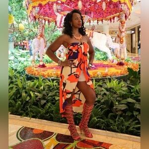 New York & Co Gabrielle Union high/low tunic